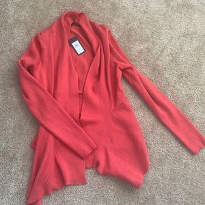 NWT coral stretchy sweater